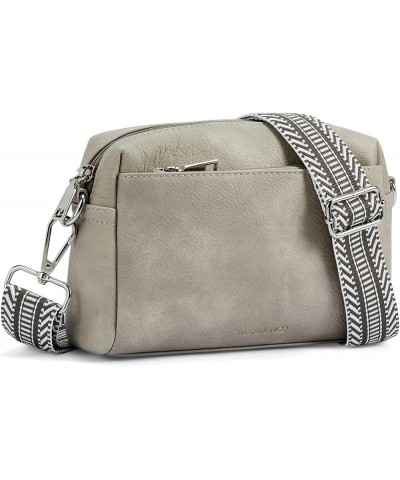 Small Crossbody Bags for Women, Shoulder Handbags, Satchel Purse with Adjustable Strap Grey $9.68 Crossbody Bags