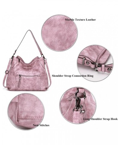 Women Shoulder Bags Marble Textured Leather Tote Bag Vintage Handbags Purse Hobo Handbag Satchel Crossbody Bag Totes Purple $...