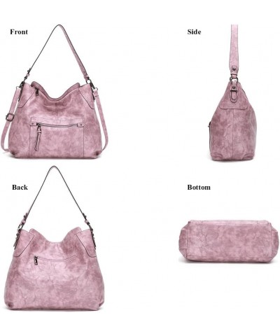 Women Shoulder Bags Marble Textured Leather Tote Bag Vintage Handbags Purse Hobo Handbag Satchel Crossbody Bag Totes Purple $...