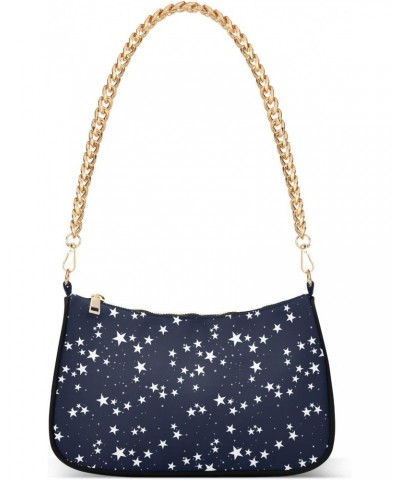 Star Dark Sky Shoulder Bag for Women Crossbody Small Tote Bag Purses Handbag with Zipper Closure for Girls Beach Travel $16.1...