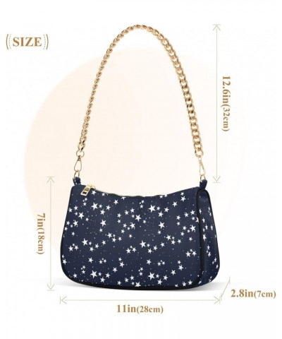 Star Dark Sky Shoulder Bag for Women Crossbody Small Tote Bag Purses Handbag with Zipper Closure for Girls Beach Travel $16.1...