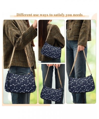 Star Dark Sky Shoulder Bag for Women Crossbody Small Tote Bag Purses Handbag with Zipper Closure for Girls Beach Travel $16.1...