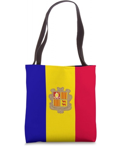 Andorranian Flag Heart Roots Pride Andorra Tote Bag $10.50 Totes