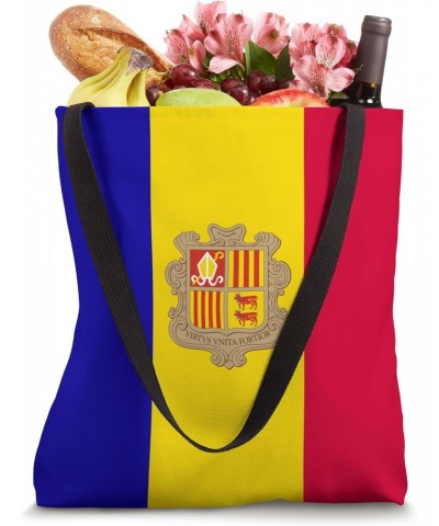 Andorranian Flag Heart Roots Pride Andorra Tote Bag $10.50 Totes