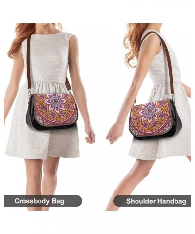 Printed Crossbody Bag Shoulder Bag PU Leather Women's Designer Satchels Simple Guitar Color5 $23.52 Satchels