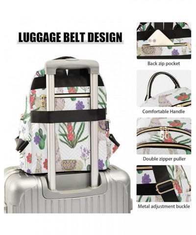 Fashion Backpack Mini Backpack Purse Casual Daily Backpack Llamas and Cacti for Travel for College Work Small $15.96 Backpacks