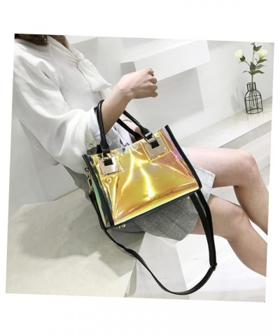 2pcs for Black Daily Fashion Party Travel Clear Bag Pvc Cross Ladies New Square Small Handbag Crossbody Black $15.58 Crossbod...