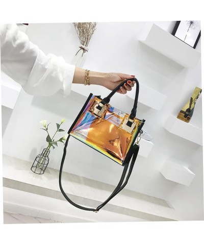 2pcs for Black Daily Fashion Party Travel Clear Bag Pvc Cross Ladies New Square Small Handbag Crossbody Black $15.58 Crossbod...