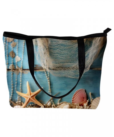 The Tote Bag For Women,Purses For Women,Handbags For Women,Beach Seashells Starfish Marine Sand Handbags $15.39 Totes