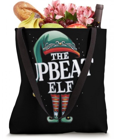 Upbeat Elf Christmas Group Xmas Pajama Party Tote Bag $13.17 Totes