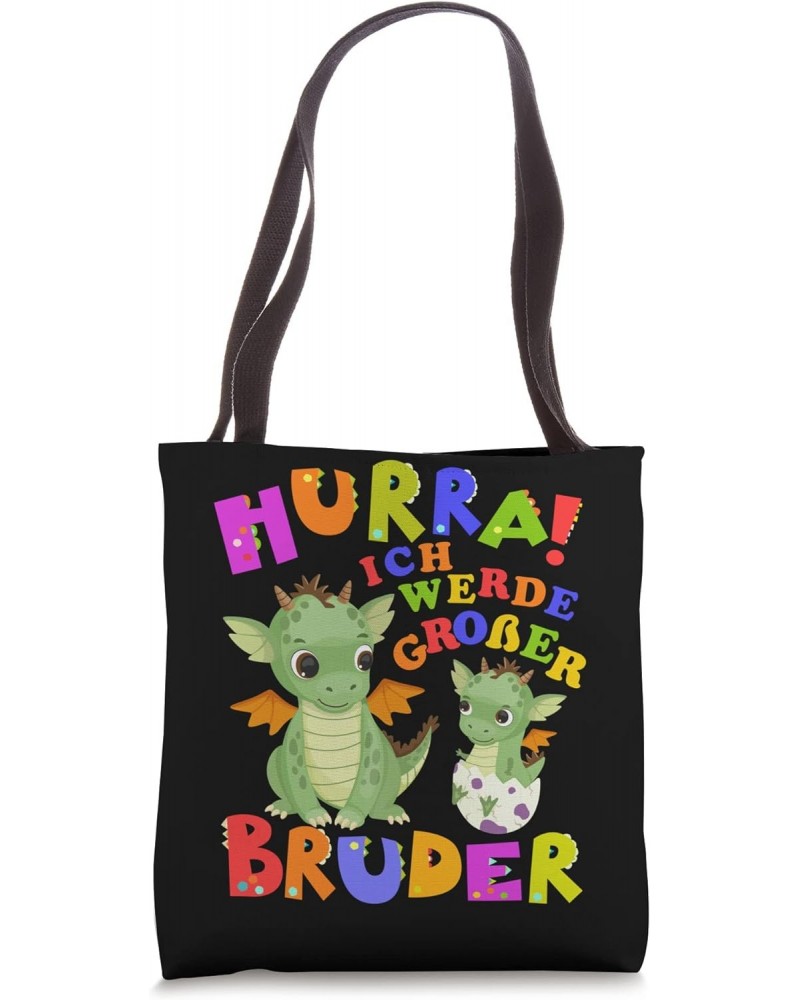 Hurra! Ich Werde Großer Bruder Cute Dragon Baby Tote Bag $18.00 Totes