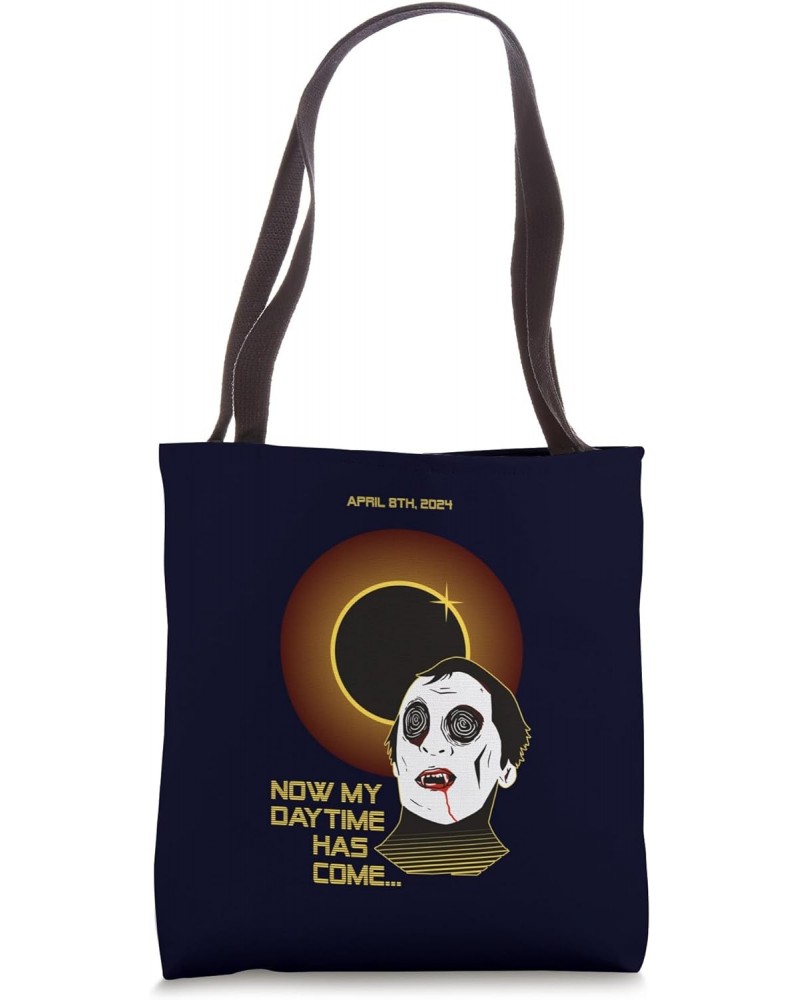 Total Solar Eclipse April 8th 2024 - Funny Vampire Pun Quote Tote Bag $11.11 Totes