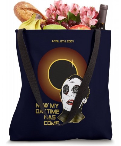 Total Solar Eclipse April 8th 2024 - Funny Vampire Pun Quote Tote Bag $11.11 Totes