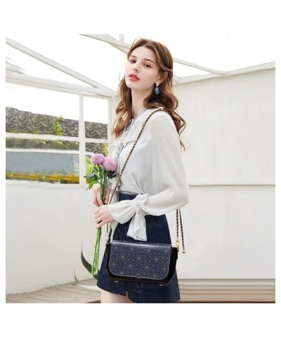 Crossbody Bags for Women Trendy Women's Black Shoulder Bag Small PU Leather Flap Cross Body Bag Handbags Pattern23 $18.03 Cro...