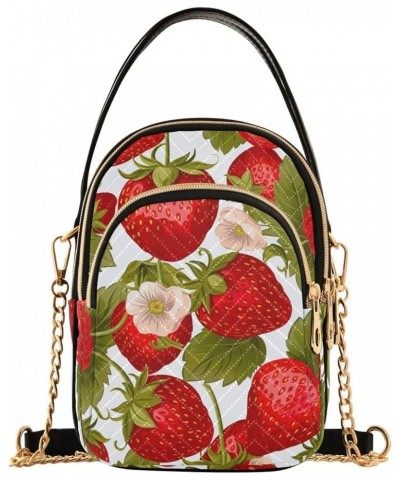 Strawberry Woman Crossbody Purse, Fashionable Crossbody Bags Shoulder Purse Crossbody Beautiful Strawberry-4 $15.36 Crossbody...