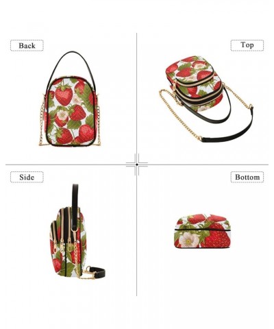 Strawberry Woman Crossbody Purse, Fashionable Crossbody Bags Shoulder Purse Crossbody Beautiful Strawberry-4 $15.36 Crossbody...