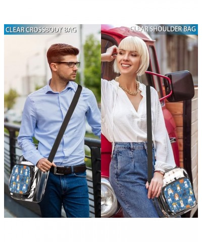 Green Frog Clear Crossbody Bag Clear Messenger Bag Shoulder Bags Clear Purse Stadium Approved Color 8 $8.78 Crossbody Bags