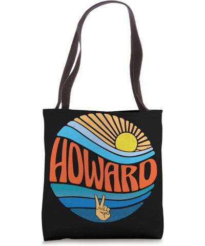 Howard Shirt Vintage Sunset Howard Groovy Tie Dye Tote Bag $12.54 Totes