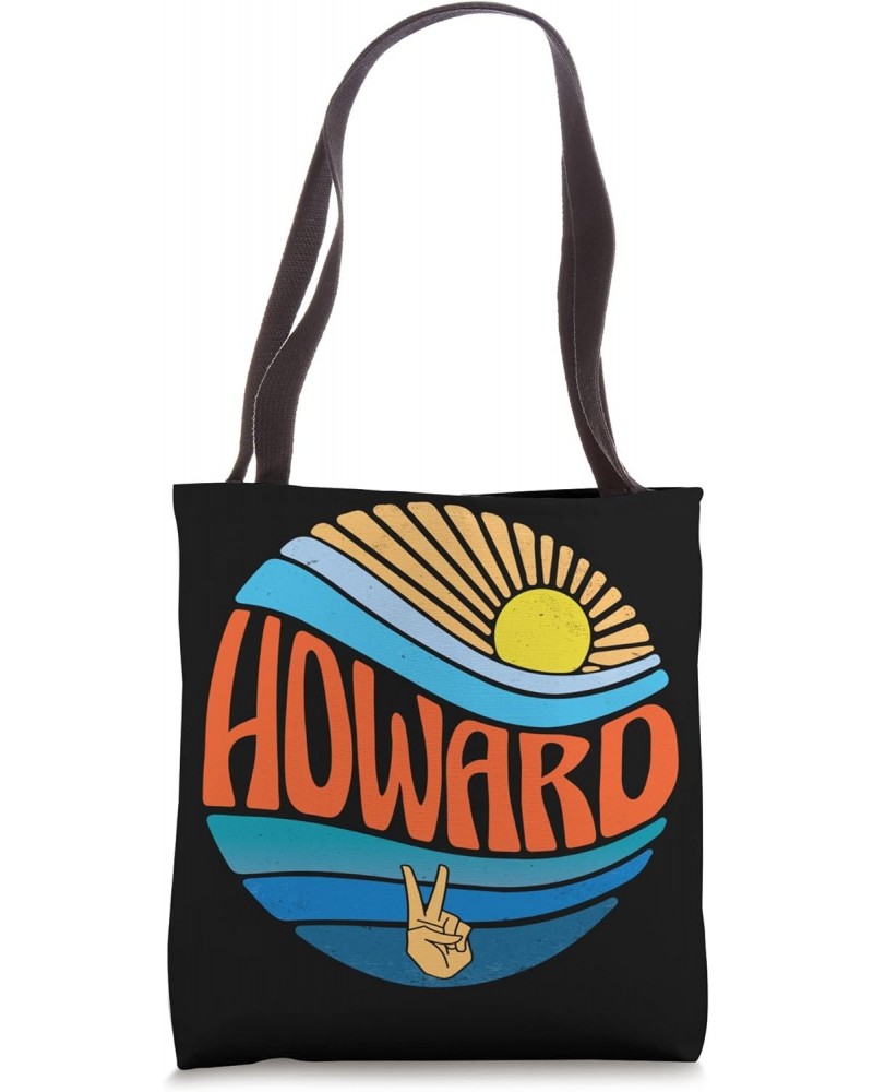 Howard Shirt Vintage Sunset Howard Groovy Tie Dye Tote Bag $12.54 Totes