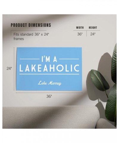 24x36 Inch Giclee Print, Lake Murray, South Carolina, I'm a Lakeaholic, Simply Said $27.49 Totes