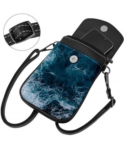 Stylish PU Leather Phone Purse with Credit Card Slots - Versatile Fashion Bag for Women Tropical clear sea Multicoloured6 $13...