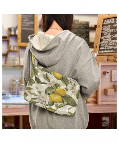 Many American Football Balls Shoulder Handbag, Tote Bag, Autumn Handbags Botanical Beige Lemons-10 $11.74 Totes