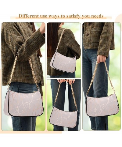 Shoulder Bags for Women Colorful Marble Texture Hobo Tote Handbag Small Clutch Purse with Zipper Closure Multi09 $17.97 Shoul...