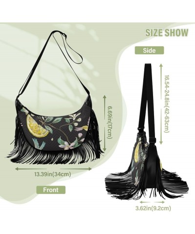 Women Fringe Tassel Cross Body Bag Leisure Shoulder Bag Color119 $15.11 Crossbody Bags