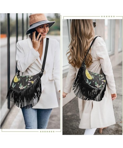 Women Fringe Tassel Cross Body Bag Leisure Shoulder Bag Color119 $15.11 Crossbody Bags