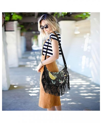 Women Fringe Tassel Cross Body Bag Leisure Shoulder Bag Color119 $15.11 Crossbody Bags