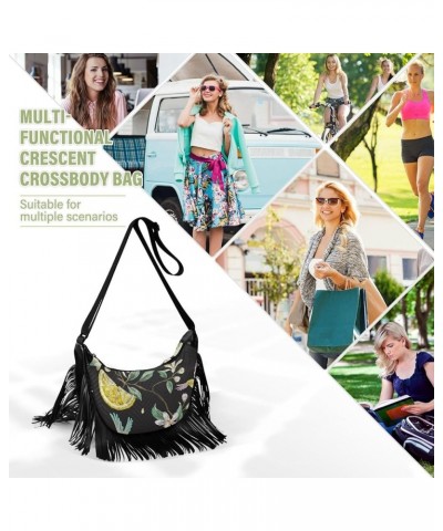 Women Fringe Tassel Cross Body Bag Leisure Shoulder Bag Color119 $15.11 Crossbody Bags