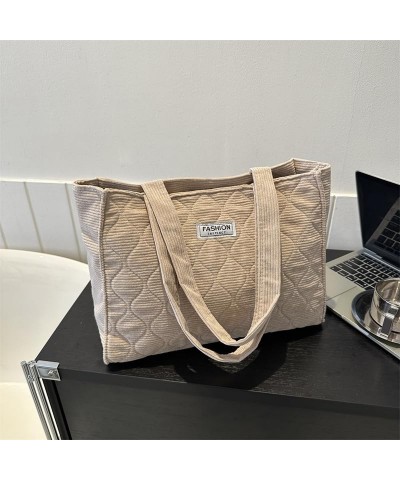 Women Winter Shoulder Bag Tote Bag Fashion Handbag Crossbody Bag Khaki $7.70 Totes