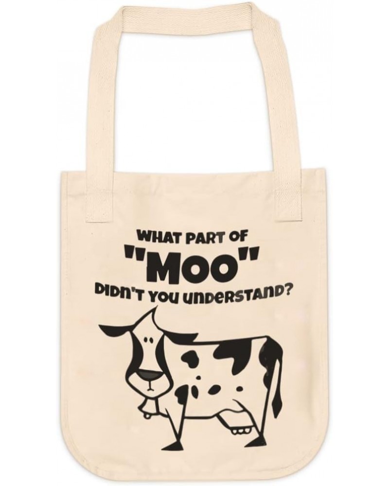 Cute Cow Funny Quote Tote bag for Women And Men Graphic Shoulder Bags Casual Cloth Purses and Aesthetic Handbags $20.25 Totes