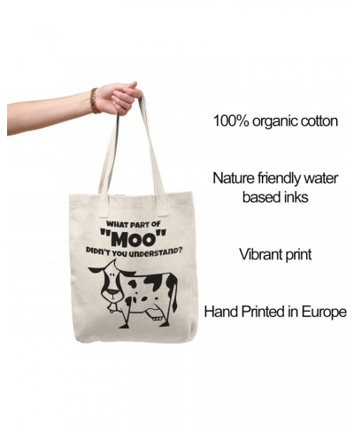 Cute Cow Funny Quote Tote bag for Women And Men Graphic Shoulder Bags Casual Cloth Purses and Aesthetic Handbags $20.25 Totes