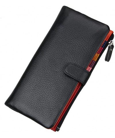 Leather Womens Wallets, Leather Buckle Long Wallets, Clutch Bags, ID Bags, Collar Pockets Color 8 $26.49 Wallets