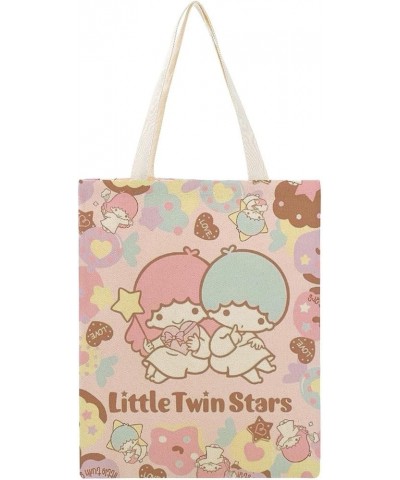 Print Casual L Ittle Tw in Stars Canvas Tote Handbag Women Reusable Grocery Bags Style-3 $8.42 Shoulder Bags