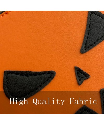 Fashion Pumpkin Crossbody Bag Halloween Devil Shoulder Bag for Women with Funny Bat Wing Design Black $10.11 Shoulder Bags