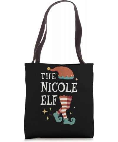 The Nicole Elf - Christmas Pajama for Nicole Tote Bag $13.87 Totes