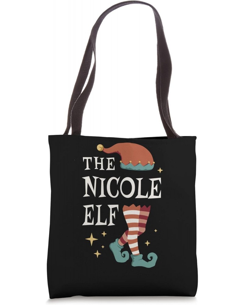 The Nicole Elf - Christmas Pajama for Nicole Tote Bag $13.87 Totes