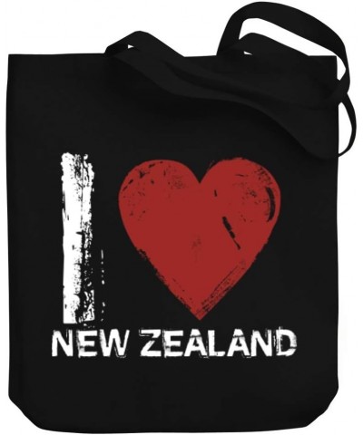 I LOVE New Zealand Vintage Canvas Tote Bag 10.5" x 16" x 4 $17.20 Totes