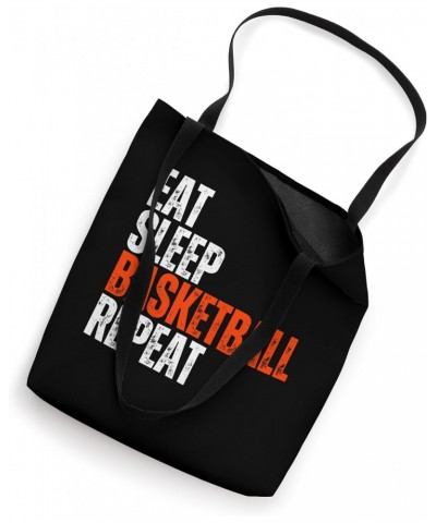 Eat Sleep Basketball Repeat funny Basketball Players Lovers Tote Bag $13.19 Totes