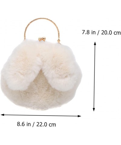 3 Pcs Plush Rabbit Ears Shoulder Bunny Shoulder Pouch Women Purses Crossbody Black Messenger Bag Rabbit Whitex2pcs $12.65 Cro...