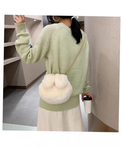 3 Pcs Plush Rabbit Ears Shoulder Bunny Shoulder Pouch Women Purses Crossbody Black Messenger Bag Rabbit Whitex2pcs $12.65 Cro...