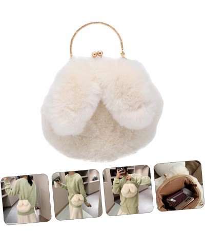 3 Pcs Plush Rabbit Ears Shoulder Bunny Shoulder Pouch Women Purses Crossbody Black Messenger Bag Rabbit Whitex2pcs $12.65 Cro...