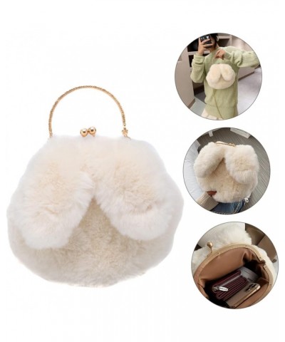 3 Pcs Plush Rabbit Ears Shoulder Bunny Shoulder Pouch Women Purses Crossbody Black Messenger Bag Rabbit Whitex2pcs $12.65 Cro...