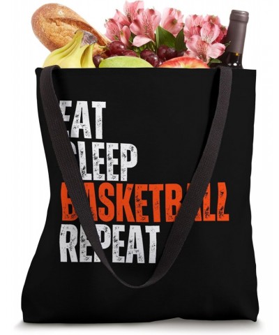 Eat Sleep Basketball Repeat funny Basketball Players Lovers Tote Bag $13.19 Totes