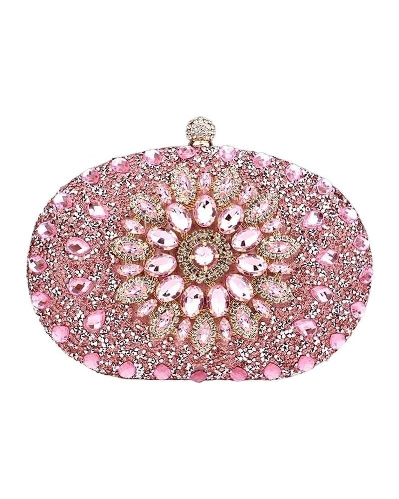 Diamond Women Luxury Clutch Evening Bag Wedding Crystal Ladies Cell Phone Pocket Purse Female Wallet For Party Ym3108pink $28...