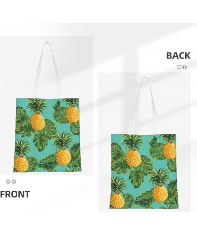 Pineapple Single Shoulder Fashion Canvas Tote Shopping Bags Handbags For Men And Women Pineapple18 $11.33 Totes