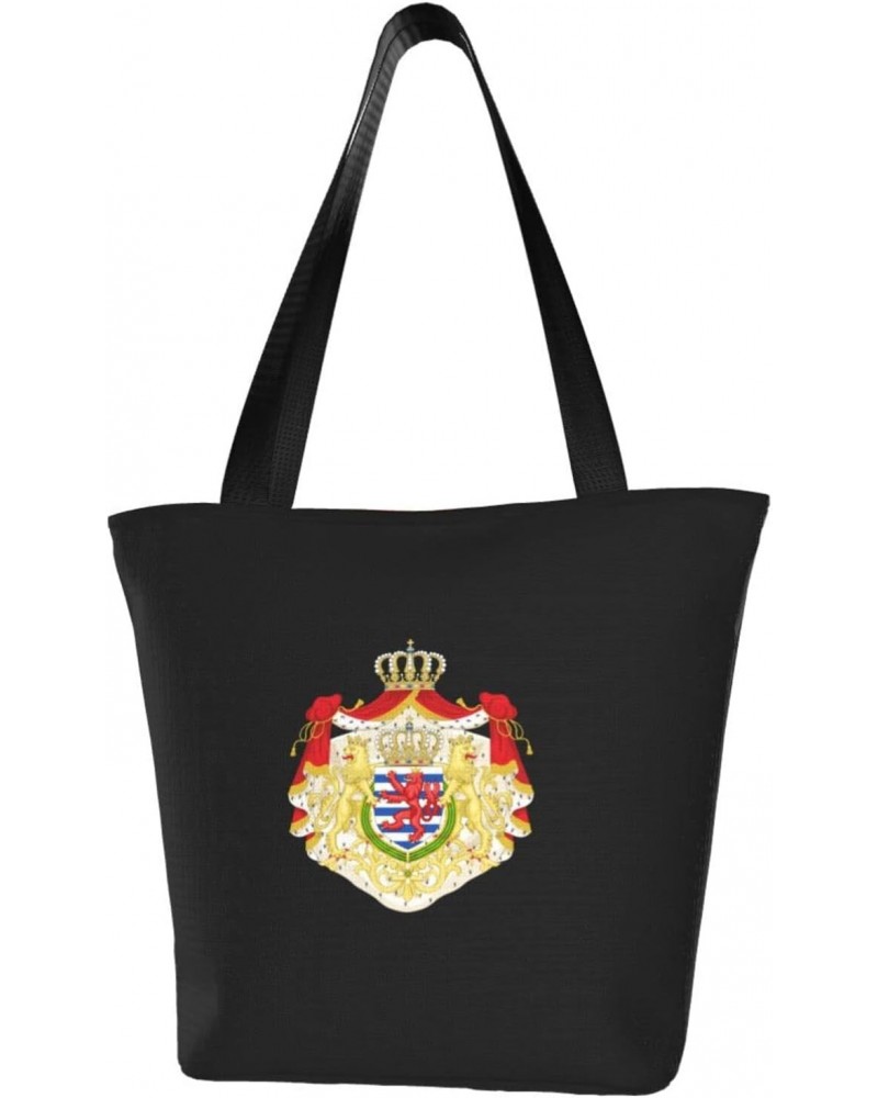 Coat of Arms Luxembourg Women'S Casual One Shoulder Carry Shopping Bag Large Capacity Working Storage Handbag $18.65 Shoulder...