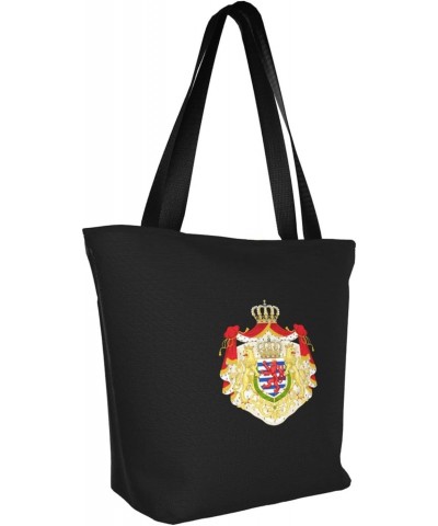 Coat of Arms Luxembourg Women'S Casual One Shoulder Carry Shopping Bag Large Capacity Working Storage Handbag $18.65 Shoulder...